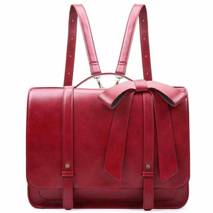 Knoten | Borsa retrò intrecciata blu-rosa