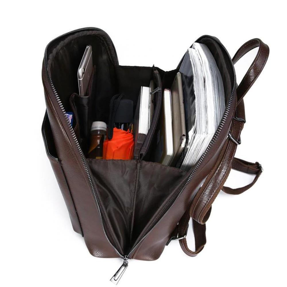 Classic Double-Zip Backpack | Design slanciato