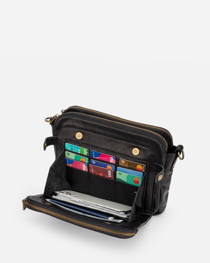 Jovie | Borsa a tracolla slanciata a tre scomparti