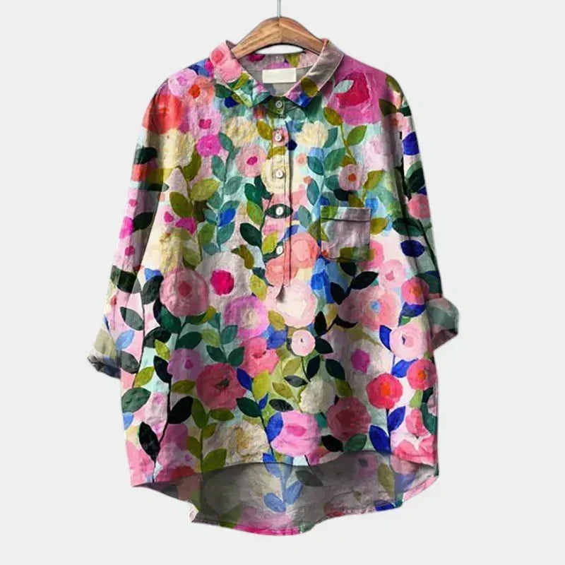 Philomena Printed Popover Shirt