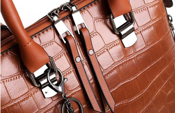 Palmer | Set borsa 4 pezzi con motivo coccodrillo