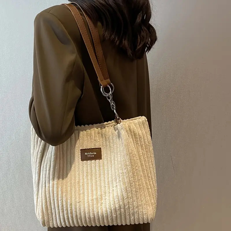 MEGAN | Borsa in velluto a coste
