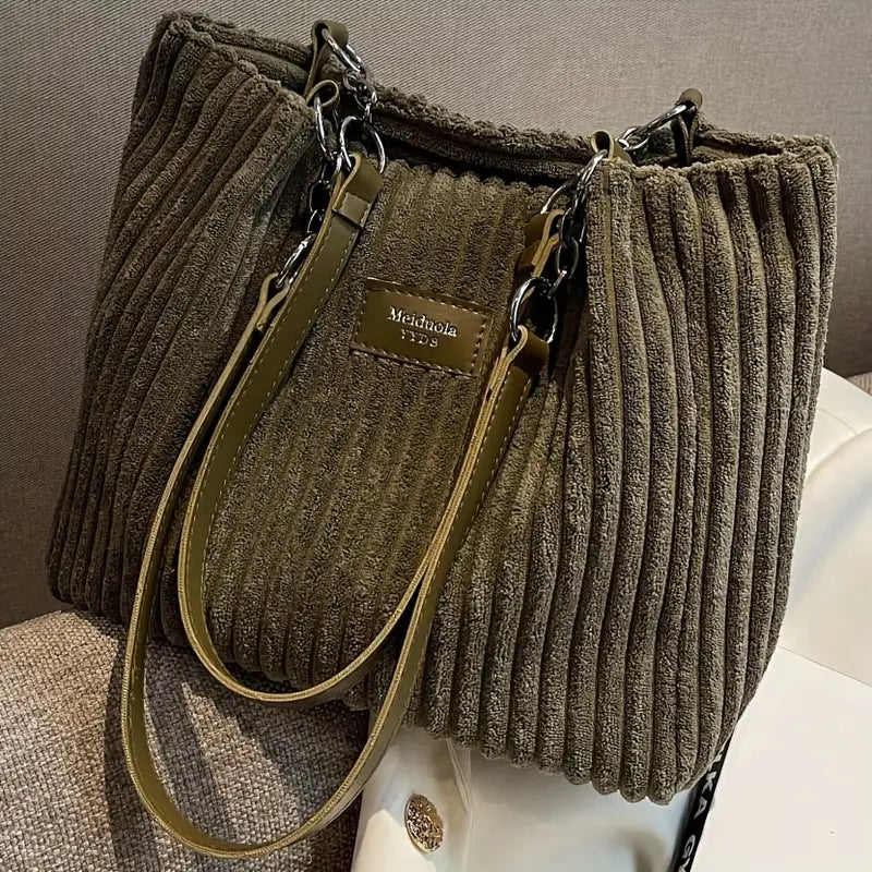 MEGAN | Borsa in velluto a coste