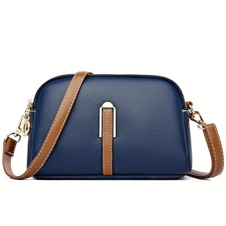 Mila Litchi Effect Embossed Crossbody Bag
