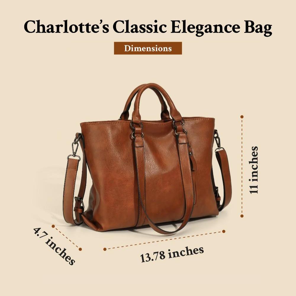 Classic Elegance by Charlotte | Vintage Tote Bag