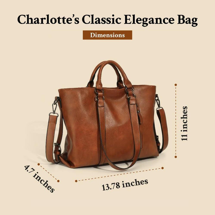 Classic Elegance by Charlotte | Vintage Tote Bag
