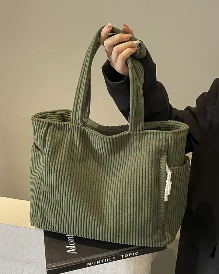 TILDA | Borsa tote a coste con dettaglio a coulisse