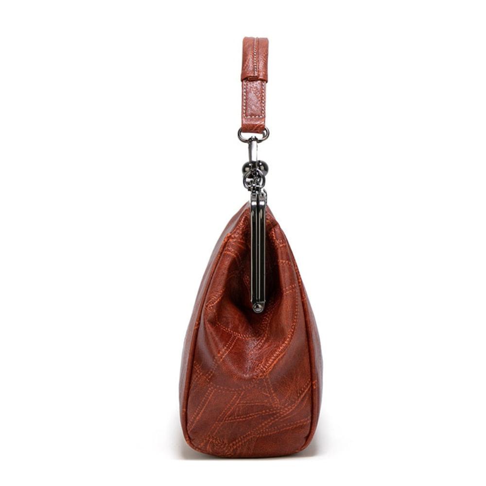 Borsa vintage con chiusura a scatto