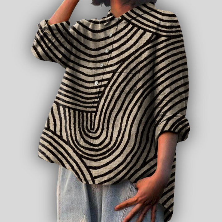 Harmony Swirl Print Shirt