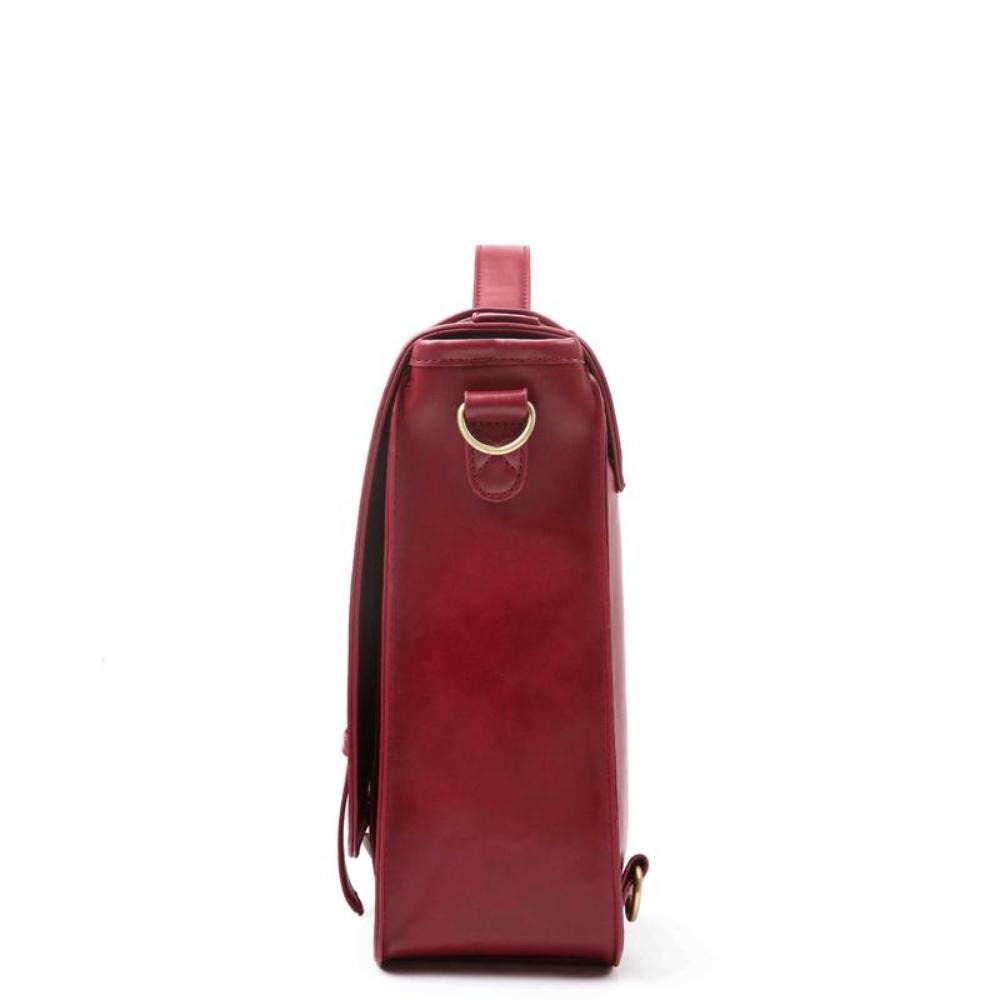 Knoten | Borsa retrò intrecciata blu-rosa