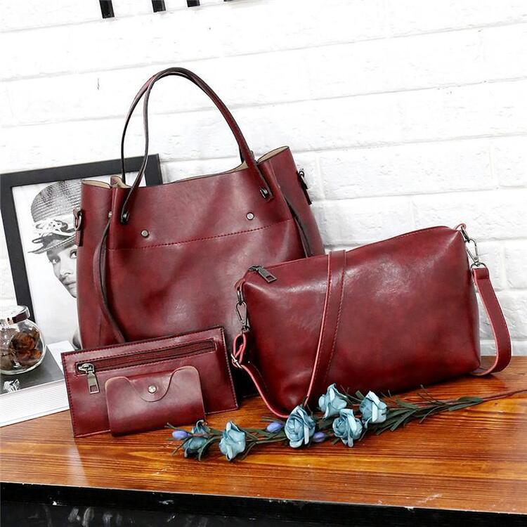 Sutton | Set di borse retrò di tendenza 4 pezzi