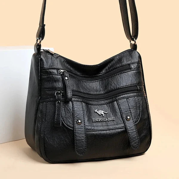 Borsa in pelle pratica da donna