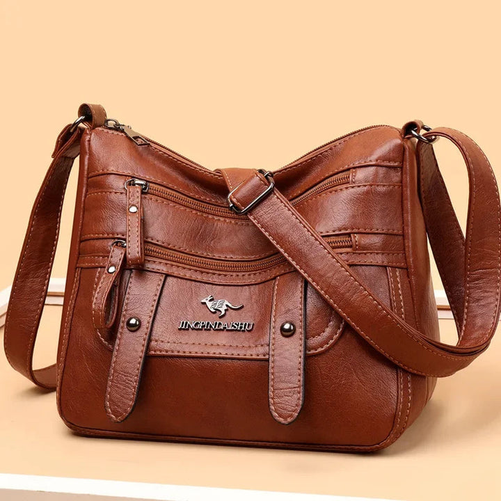 Borsa in pelle pratica da donna