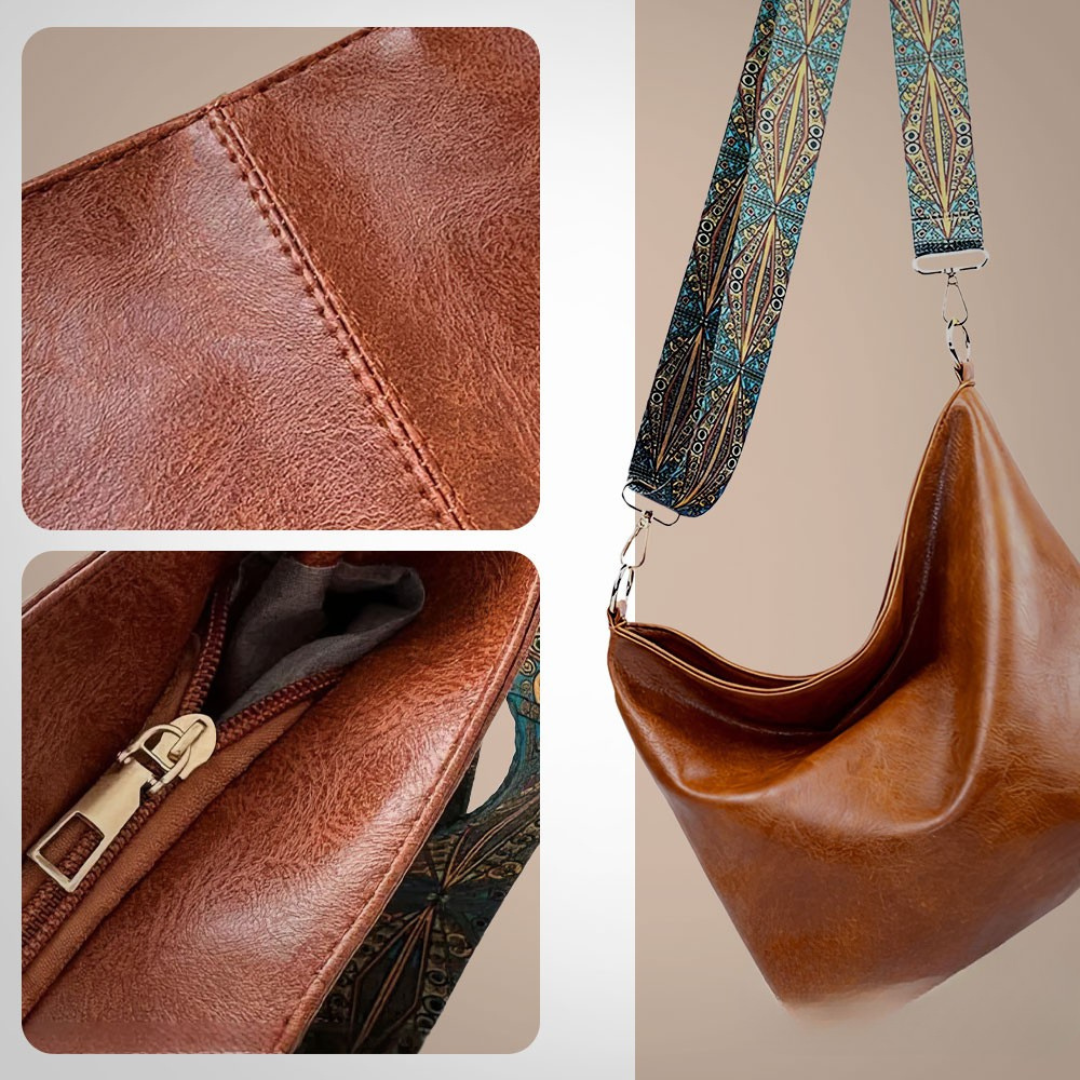 Charm Vintage di Chelsey | Borsa a spalla in pelle