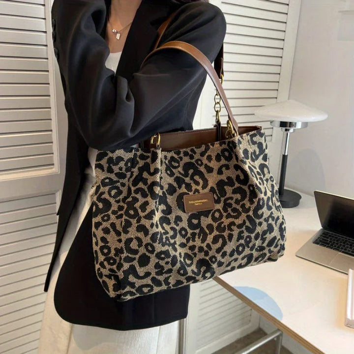 LIBERTY | Borsa con stampa leopardata