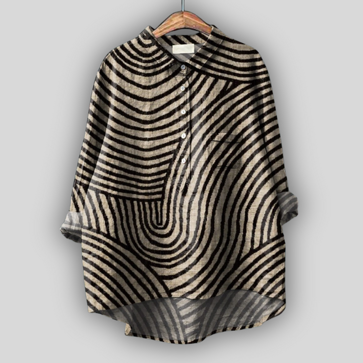 Harmony Swirl Print Shirt
