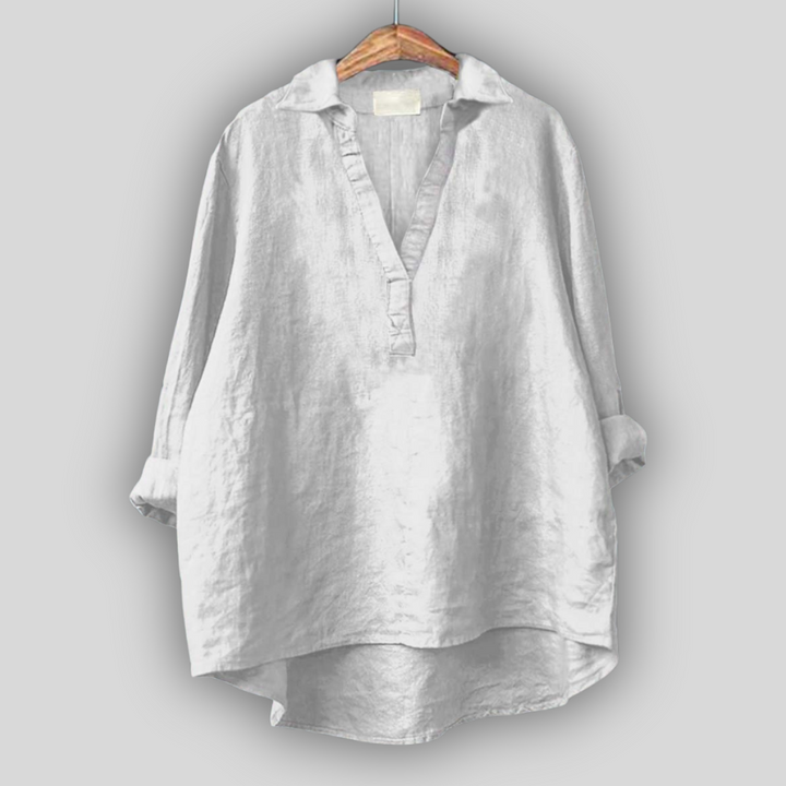 Blossom Johnny Collar Top