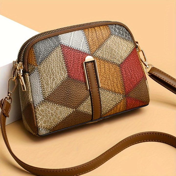 Clio | Mini borsa a tracolla patchwork