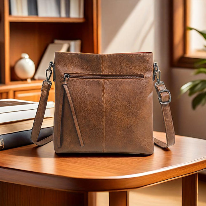 Lina | Borsa a tracolla con motivo a quadri vintage