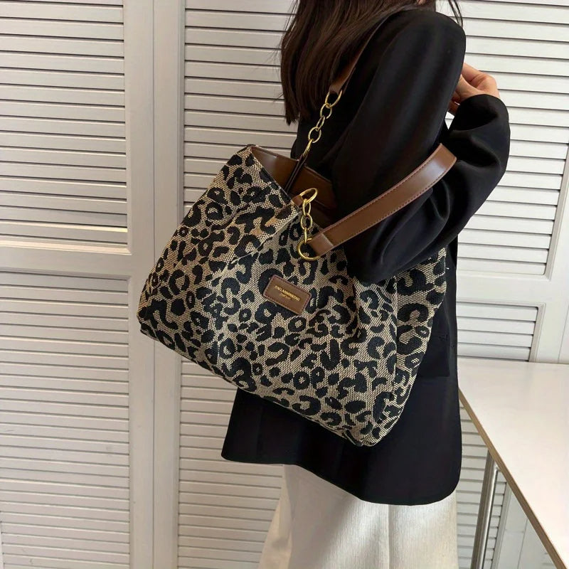 LIBERTY | Borsa con stampa leopardata