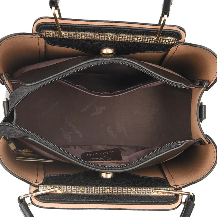 Borsa a spalla da donna in pelle morbida