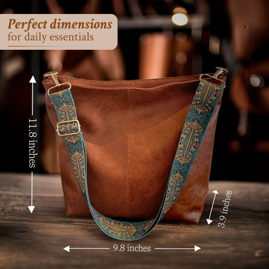 Charm Vintage di Chelsey | Borsa a spalla in pelle