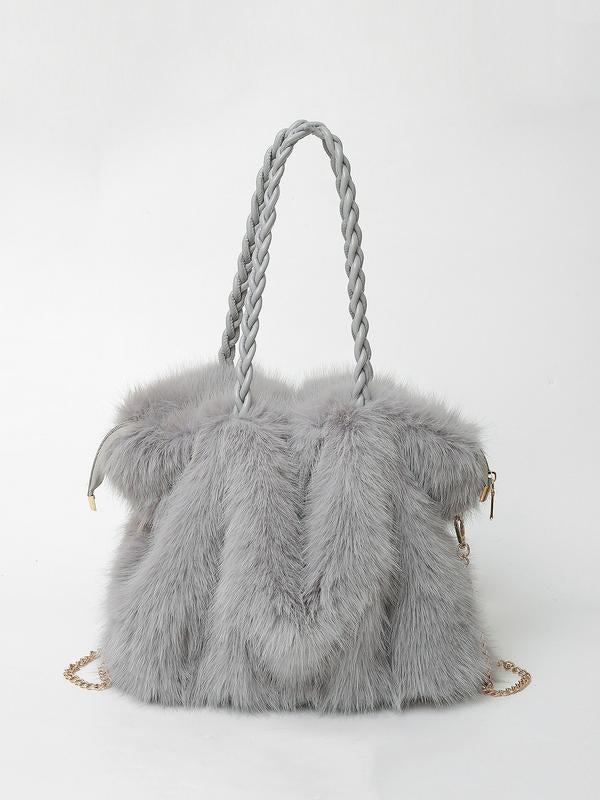 CHARLOTTE™ | Borsa tote a spalla versatile in velluto morbido