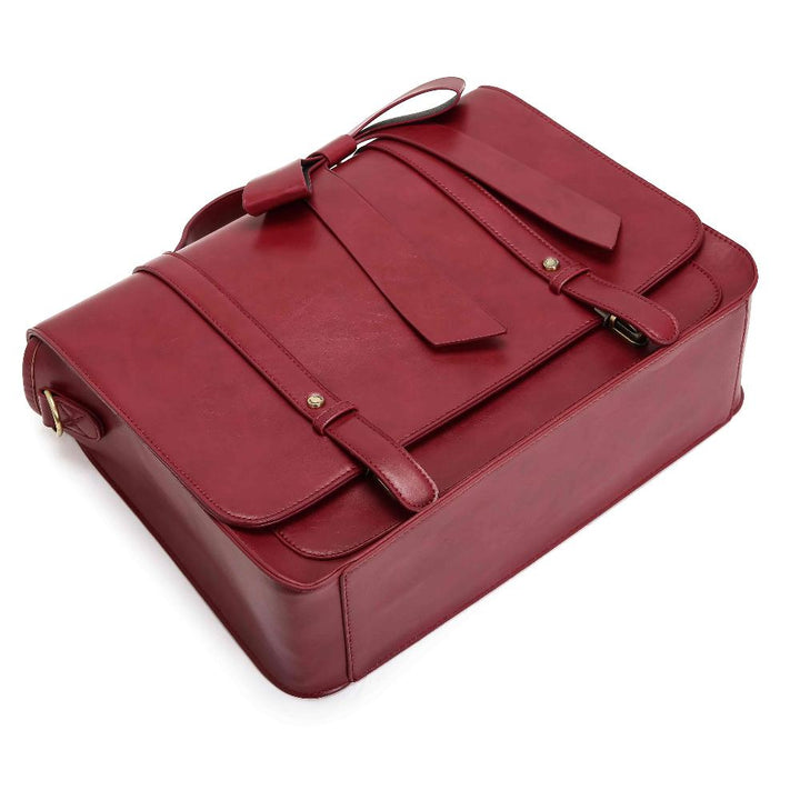Knoten | Borsa retrò intrecciata blu-rosa