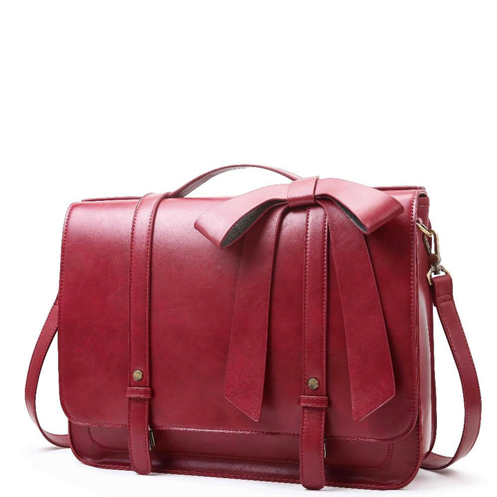 Knoten | Borsa retrò intrecciata blu-rosa