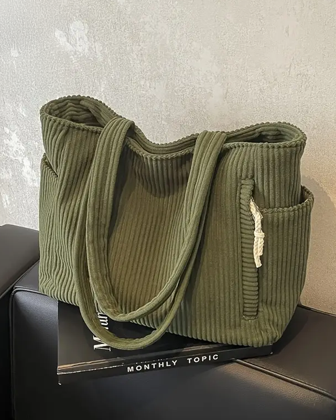 TILDA | Borsa tote a coste con dettaglio a coulisse