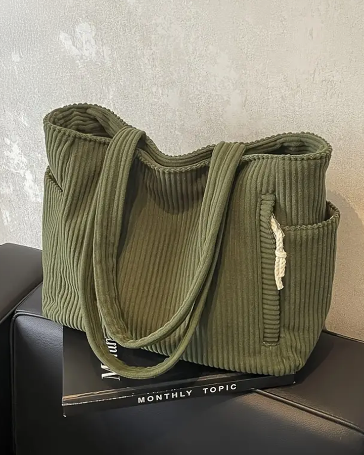 TILDA | Borsa tote a coste con dettaglio a coulisse