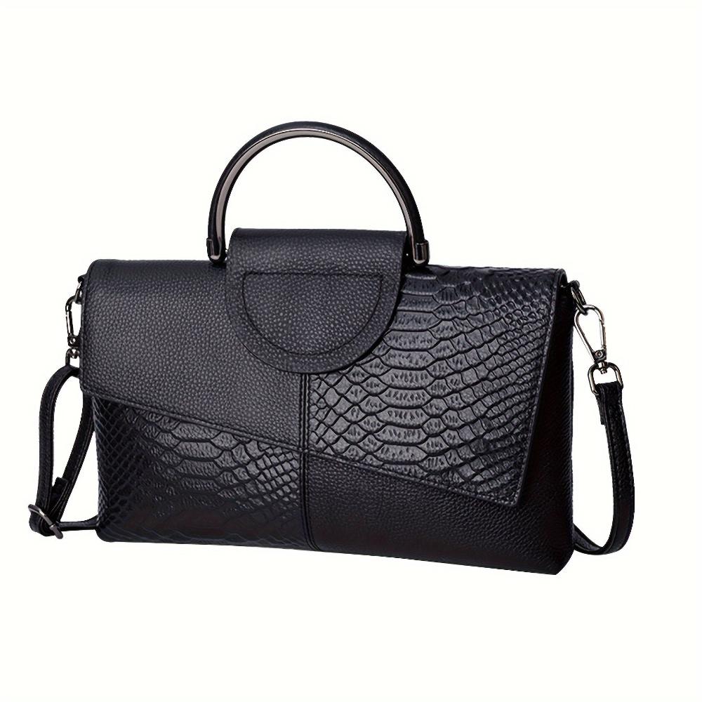 Cassandra | Borsa con opulento motivo coccodrillo