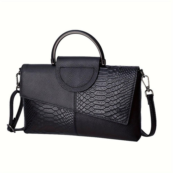 Cassandra | Borsa con opulento motivo coccodrillo