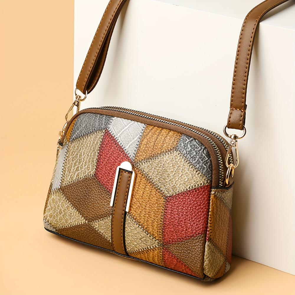 Clio | Mini borsa a tracolla patchwork