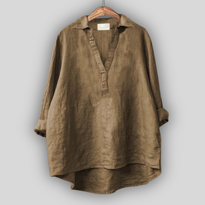 Blossom Johnny Collar Top