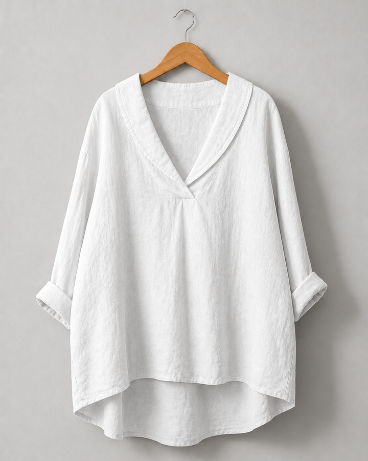 Morwenna Shawl Collar Top