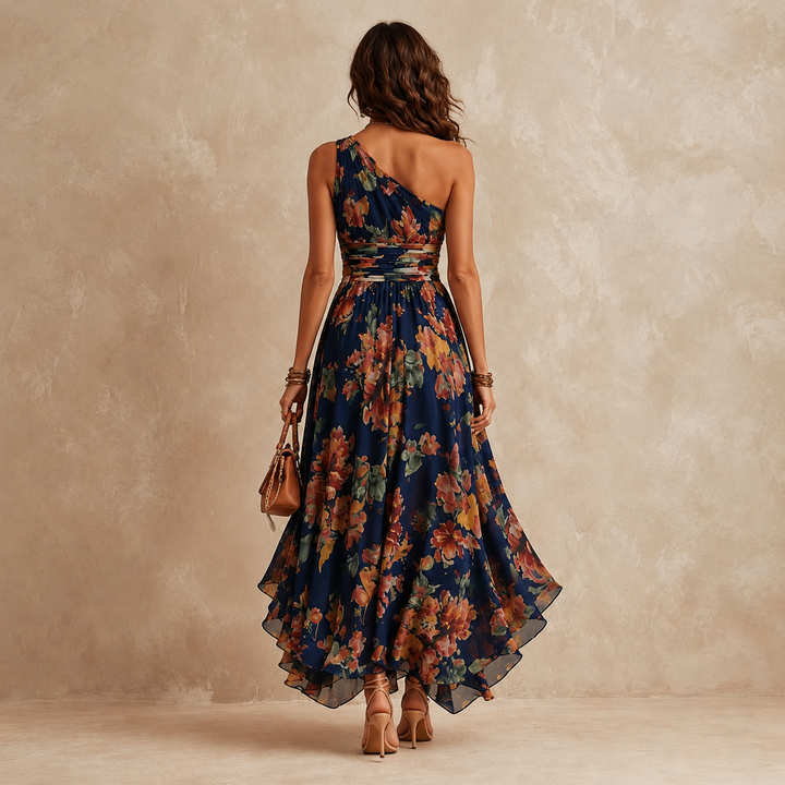 Celeste™ One-Shoulder Floral Maxi
