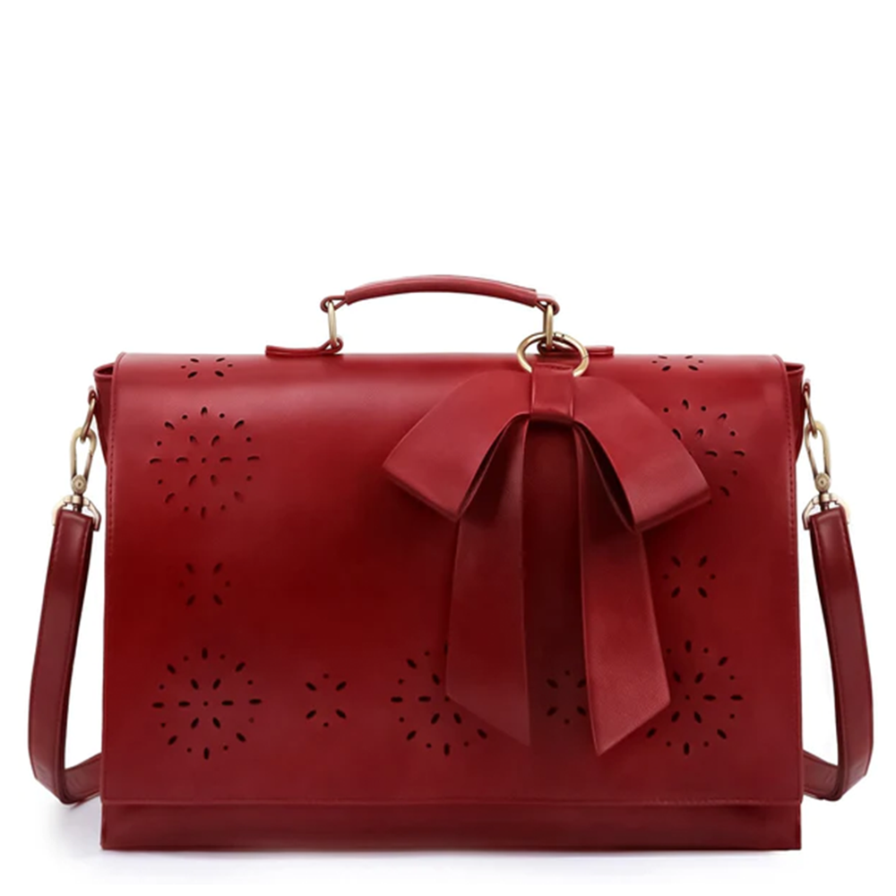 Borsa a mano elegante con fiocco