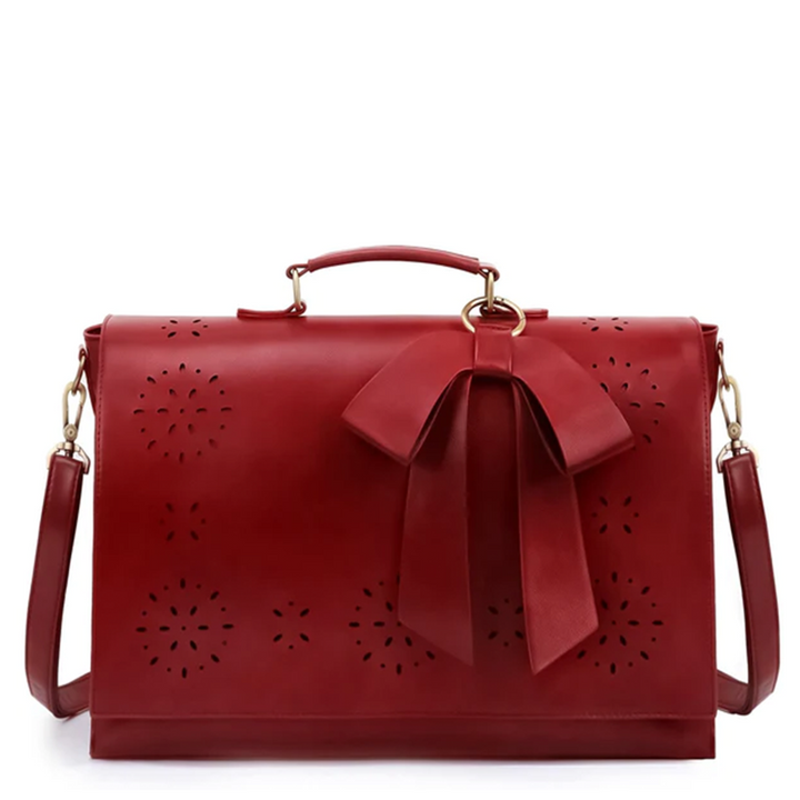Borsa a mano elegante con fiocco