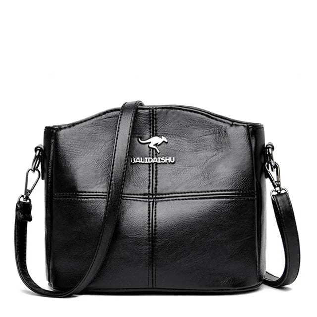 Borsa tote e a tracolla in pelle ricamata elegante da donna