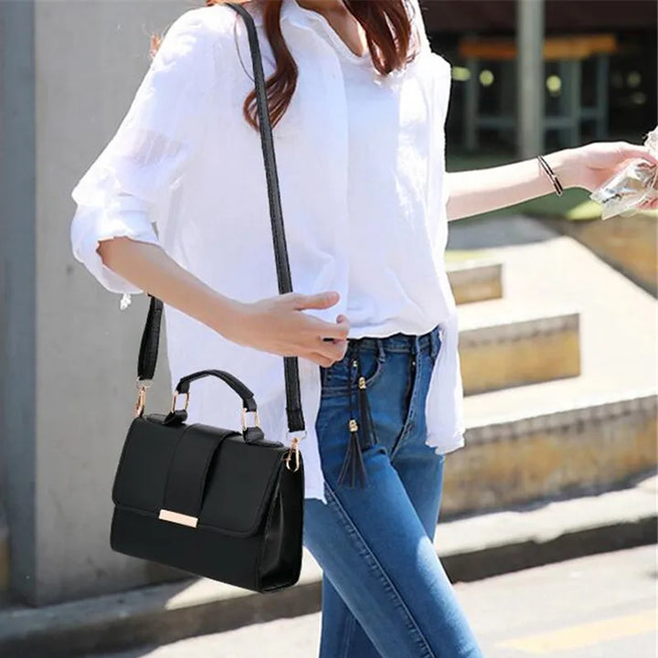Chic Retro Crossbody Handbag for Women | Similpelle di alta qualità