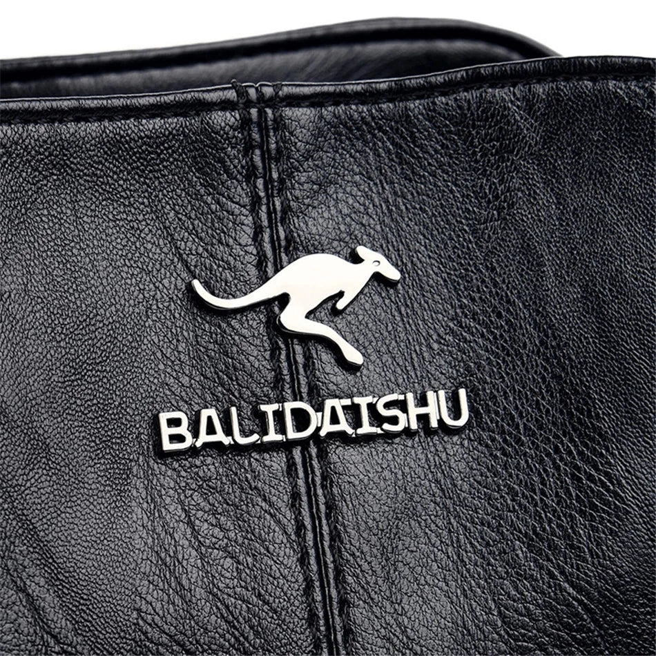 Borsa tote e a tracolla in pelle ricamata elegante da donna