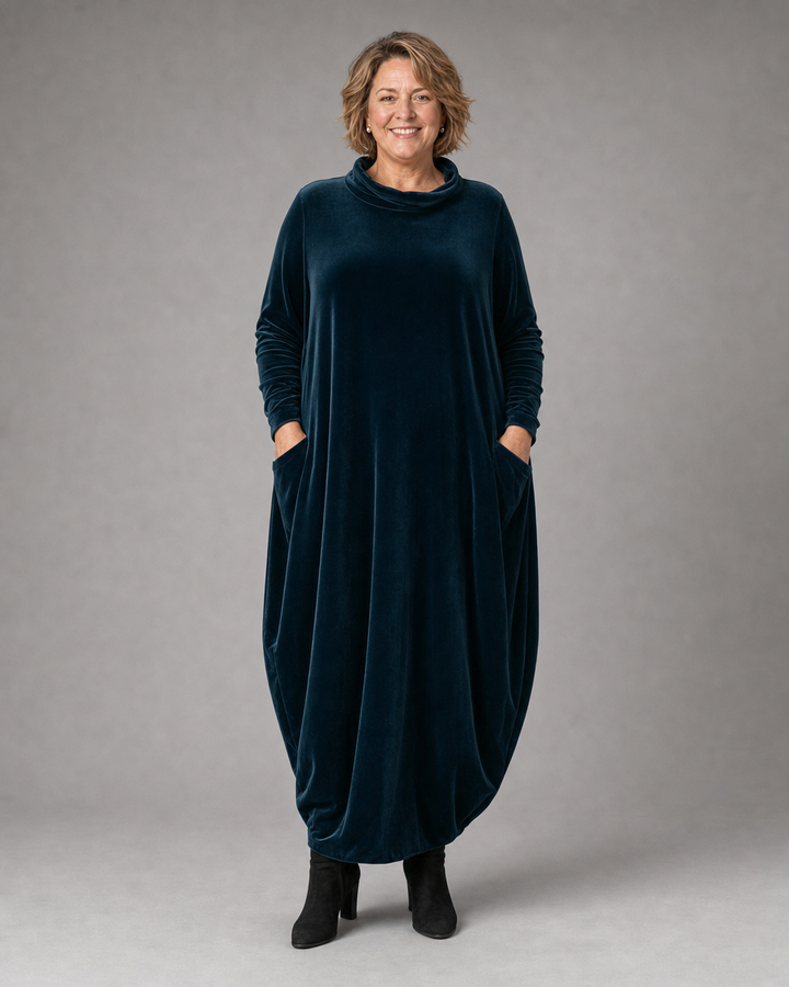Leona™ | Velvet Maxi Dress — Final Edit