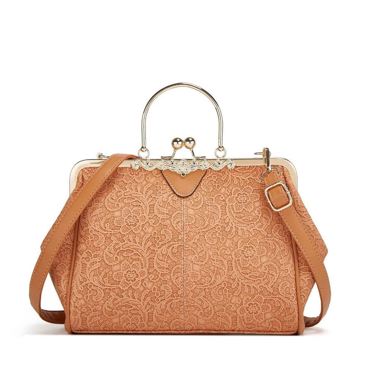 Borsa vintage con chiusura a scatto