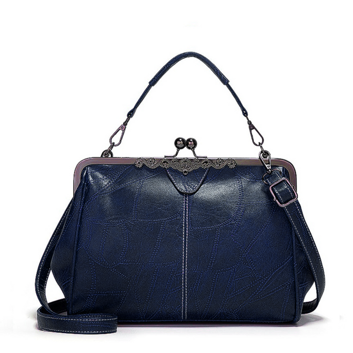 Borsa vintage con chiusura a scatto