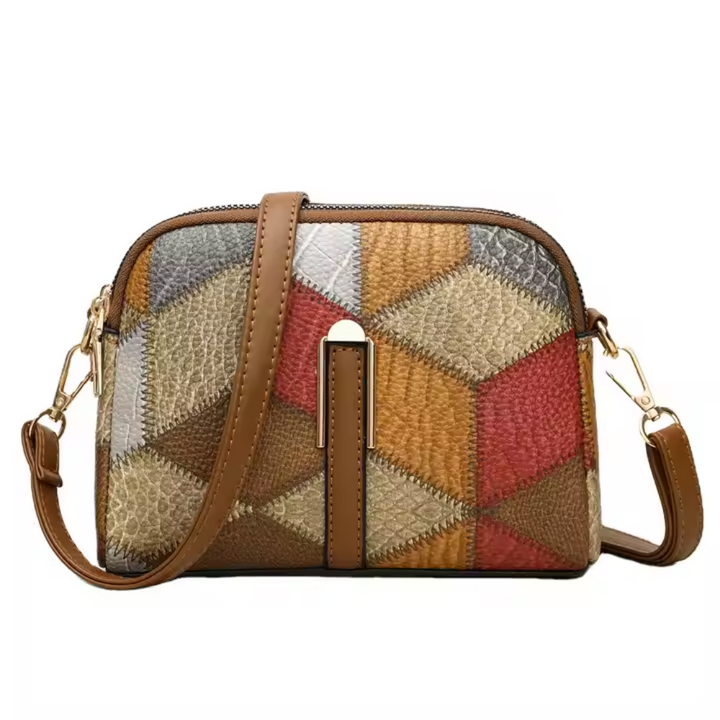 Clio | Mini borsa a tracolla patchwork