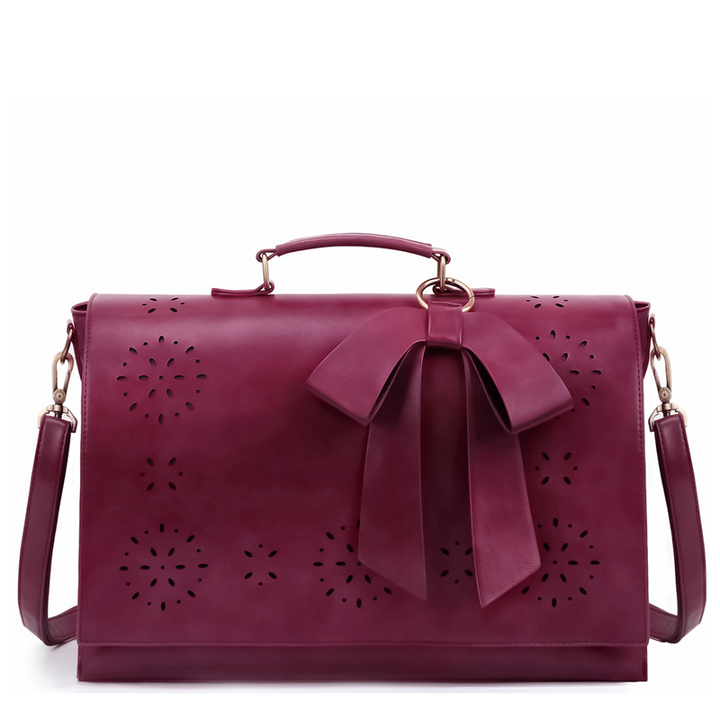 Borsa a mano elegante con fiocco