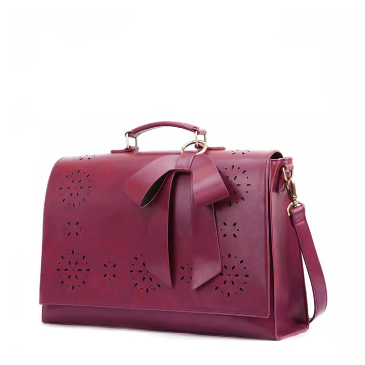 Borsa a mano elegante con fiocco