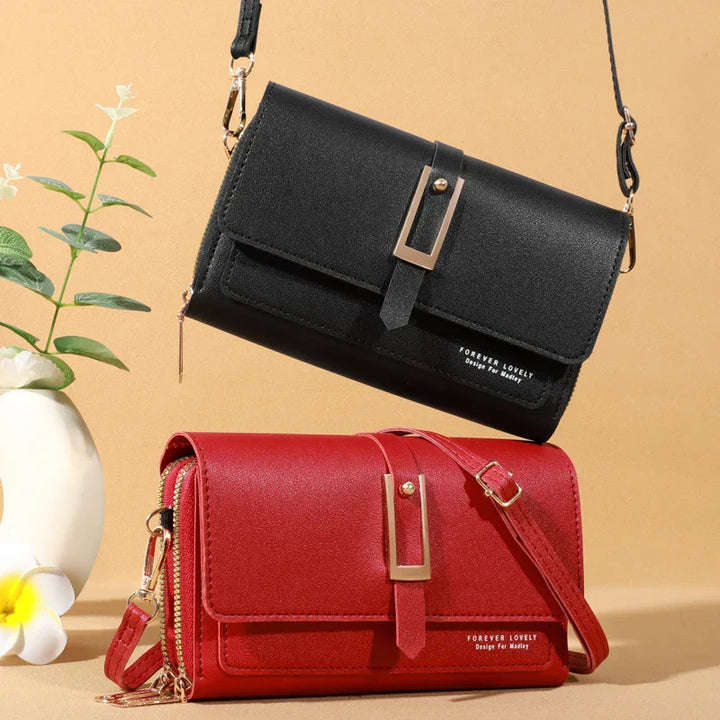Elegante borsa a tracolla per donne | Portacellulare e portacarte di tendenza
