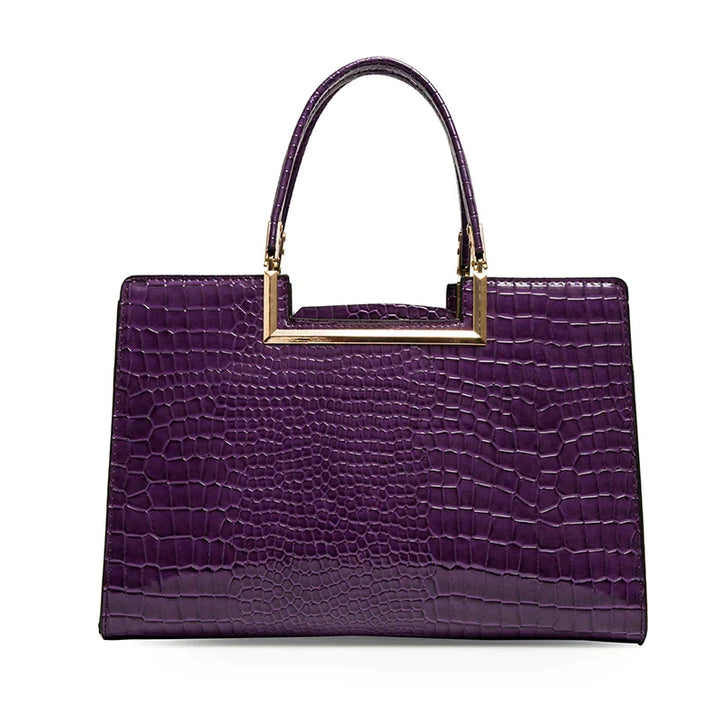Set bag and wallet in leather
